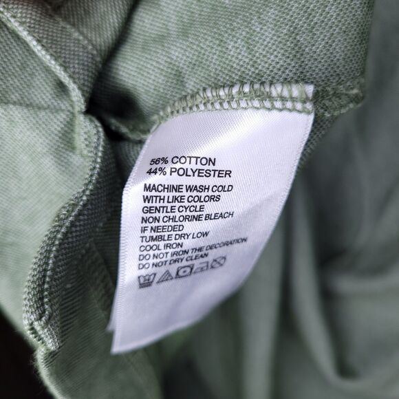 Tommy Bahama Polo Shirt Mens Large Green Cotton - Picture 11 of 12